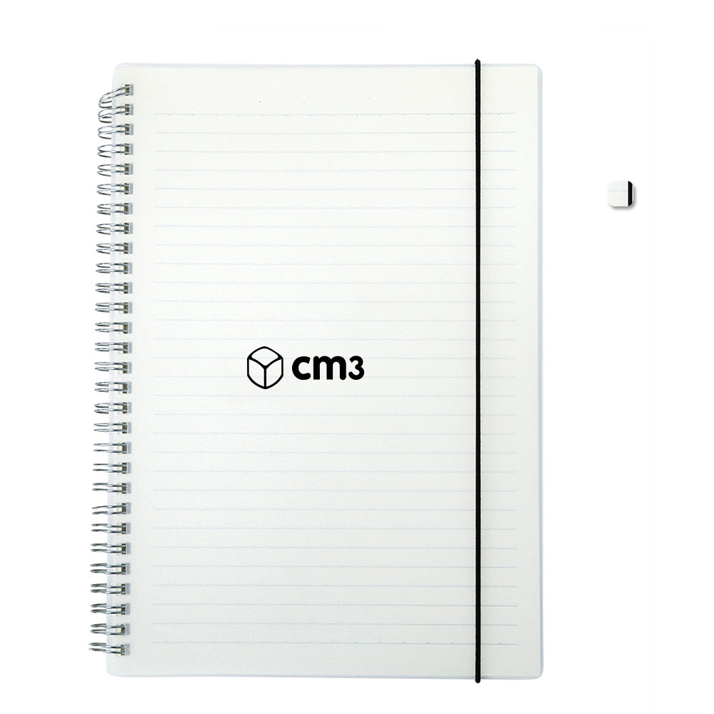 Brindes Personalizados - Caderno de Anotações Plástico Pautado Personalizado