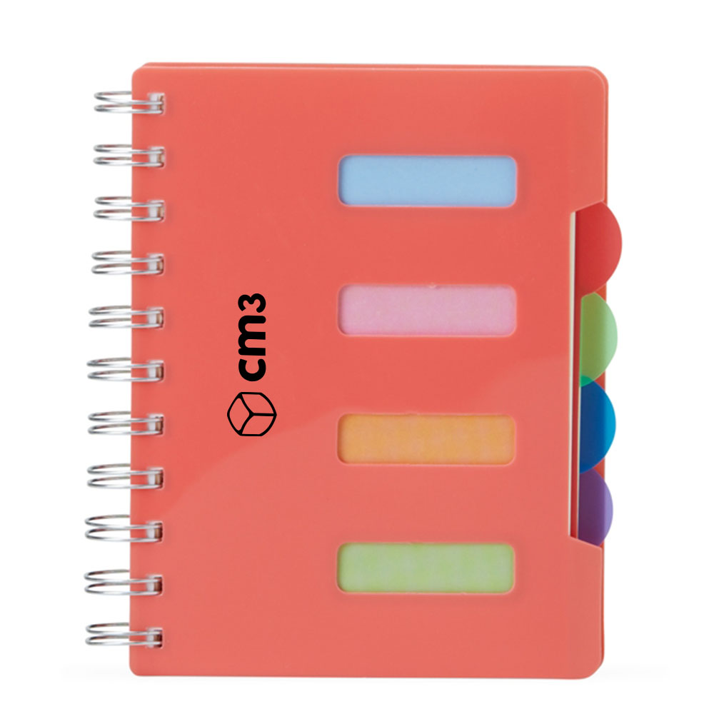 Brindes Personalizados - Caderno de Anotações Plástico Pautado Personalizado