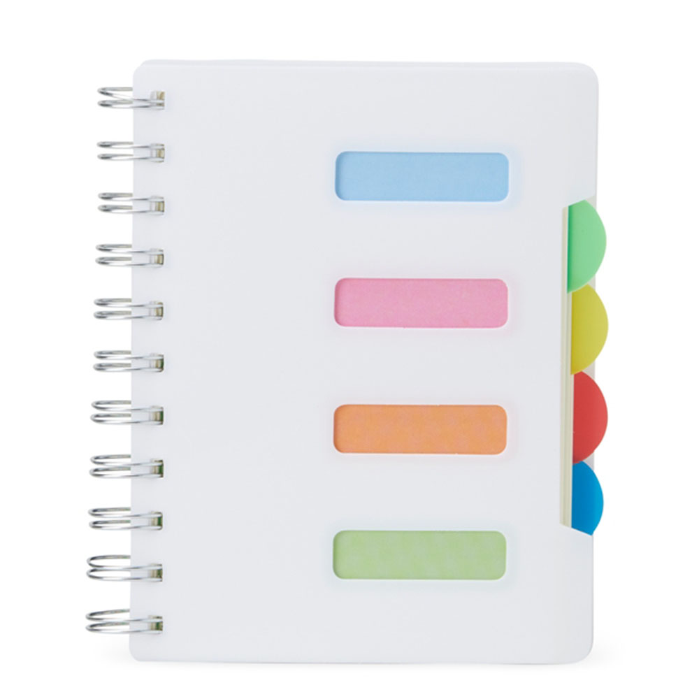 Brindes Personalizados - Caderno de Anotações Plástico Pautado Personalizado
