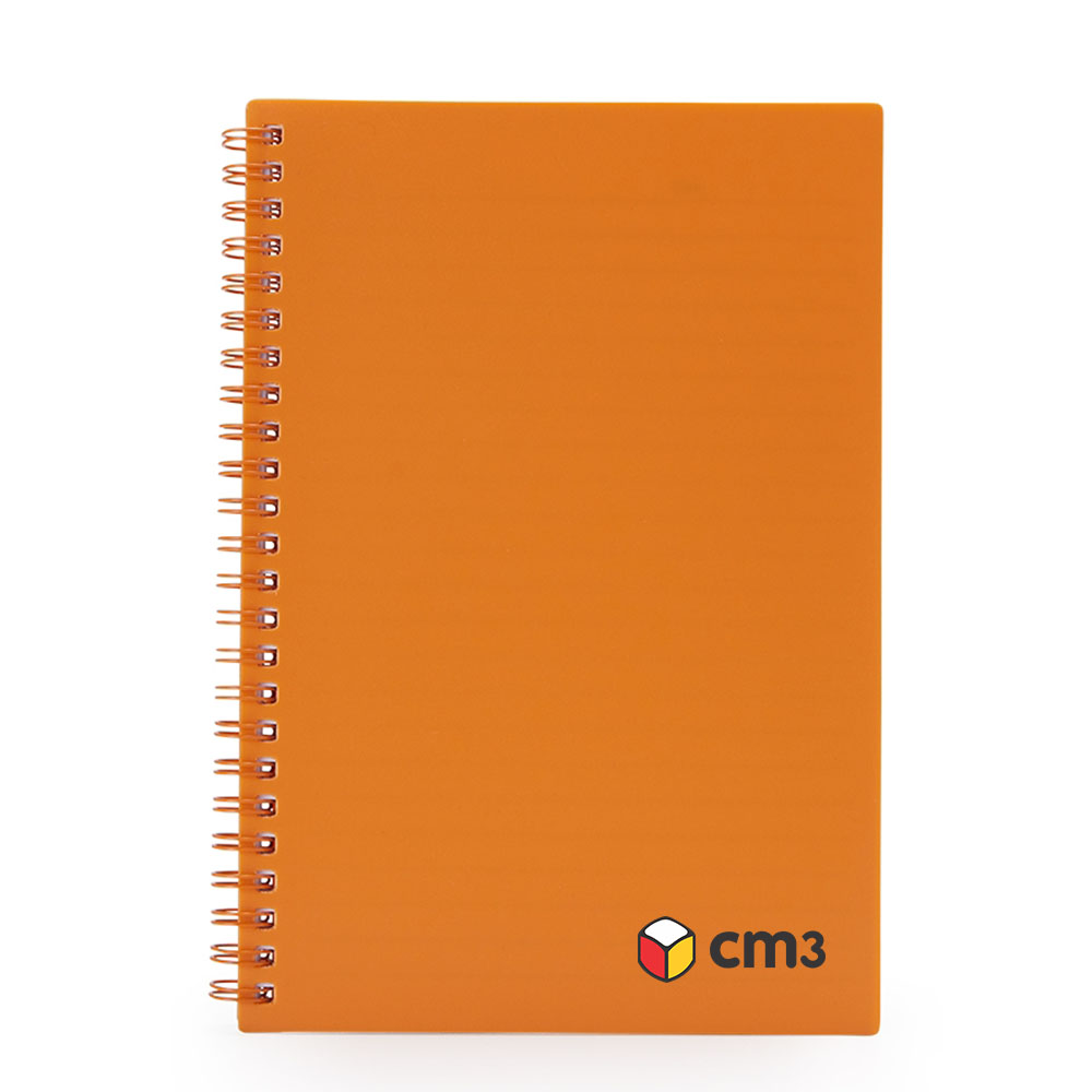 Brindes Personalizados - Caderno de Anotações Plástico Pautado Personalizado