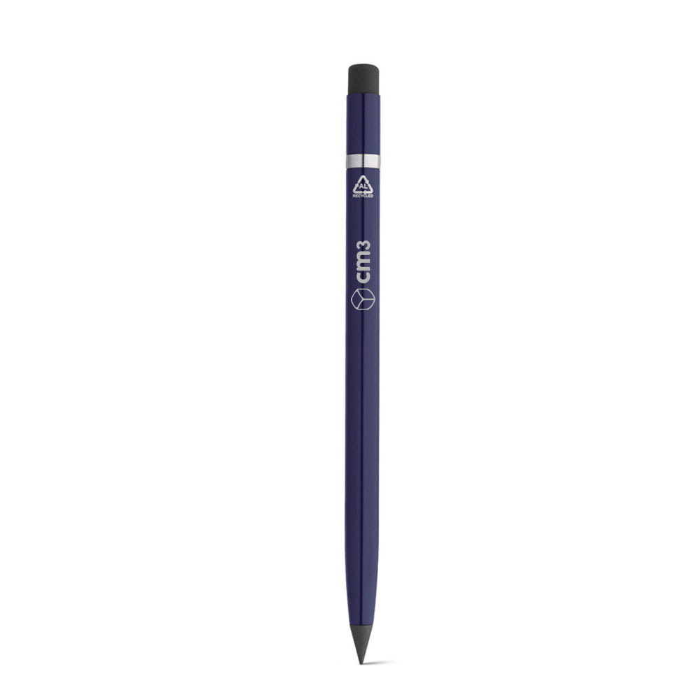 Brindes Personalizados - Lápis Metal Infinito com Borracha Personalizado