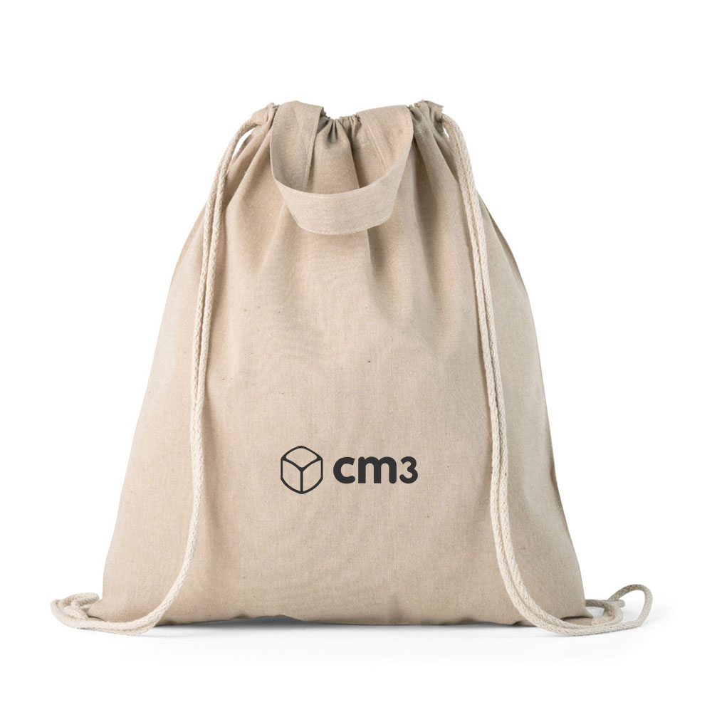 Brindes Personalizados - Saco Mochila L37,0/H41,0 Algodão com Alça de Mão Personalizado