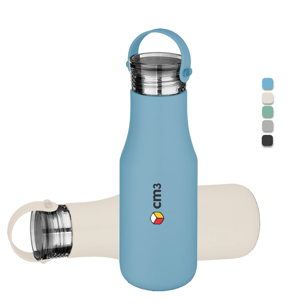 Brindes Personalizados - Garrafa Metal Térmica 500ml Personalizada