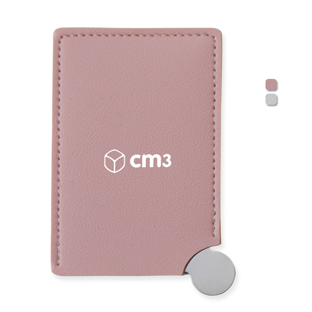 Brindes Personalizados - Espelho de Bolsa Couro Sintético Personalizado