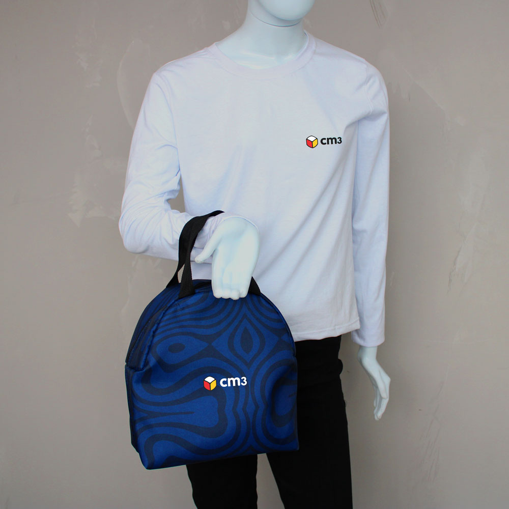 Brindes Personalizados - Bolsa Térmica Myra - Manta Aluminizada - Poliéster - 9 Litros