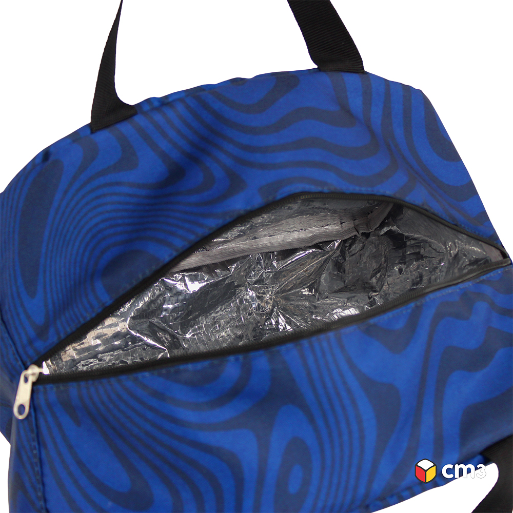 Brindes Personalizados - Bolsa Térmica Selene - Manta Aluminizada - Poliéster - 15 Litros