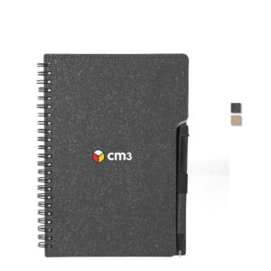 Brindes Personalizados - Caderno de Anotações Pautado com Caneta Personalizado