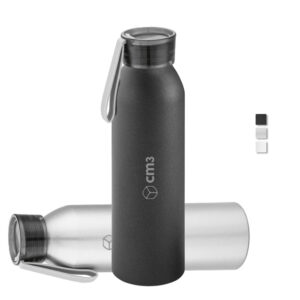 Brindes Personalizados - Garrafa Metal com Alça de Silicone 660ml Personalizada